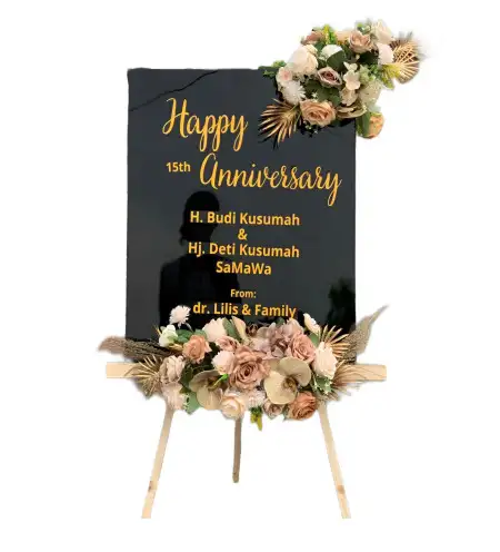 Papan Bunga Akrilik Arongan Lambalek